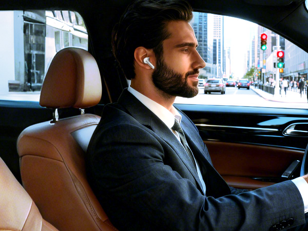 Bluetooth headphones for driving