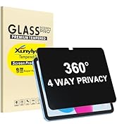 XunyLyee 360° 4 Way Privacy Screen Protector for iPad A16 11th/ 10th Generation (11/10.9 Inch 202...