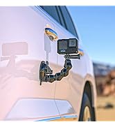 Flexible Gooseneck Extension Suction Cup Car Mount Holder with Phone Holder for Gopro Hero 11 Bla...