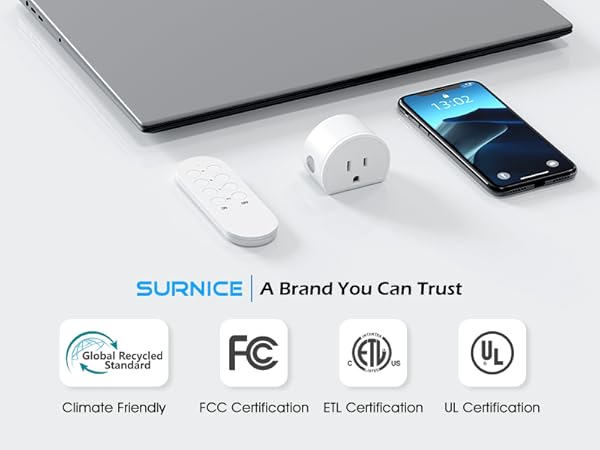 3 outlet remote control wireless