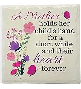 Mother Plaque - A Mother Holds Her Child’s Hand For a Short While and Their Heart Forever - Gift ...