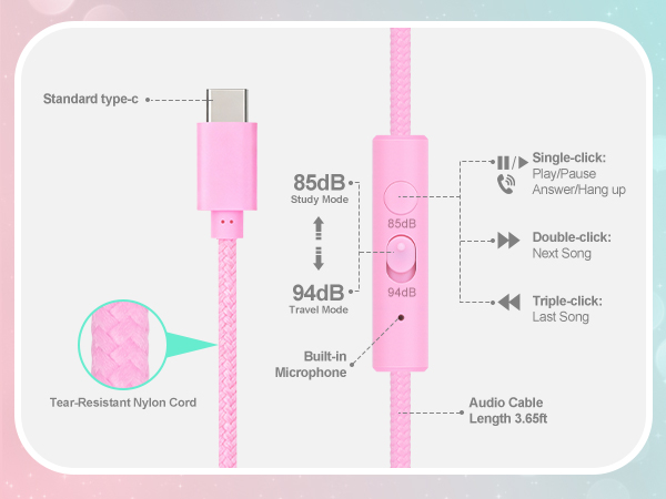 type c headphones