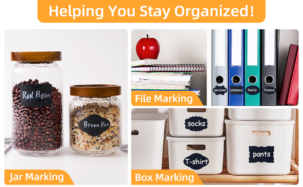 chalkboard labels