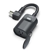 Geeni Indoor/Outdoor Smart Plug Weatherproof, 1 Socket –No Hub Wireless Remote Control and Timer ...