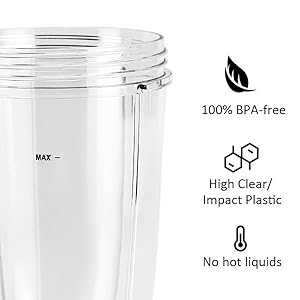 Nutribullet 900w Blender cups