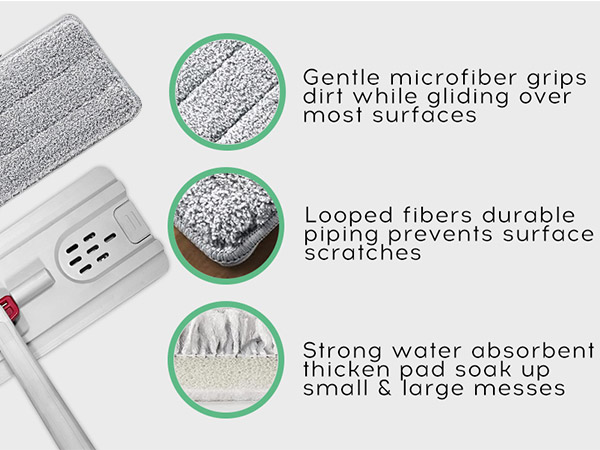 microfiber mop pads