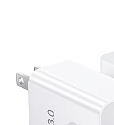 [2-Pack] USB C Wall Charger, 40W 4-Port Fast Charging Block USB C Charger Dual Port PD Power Deli...