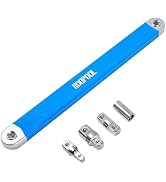 KOOPOOL Impact Ready Offset Extension Wrench, Tight Reach Extension Wrench Set, with 1/2", 1/4" a...