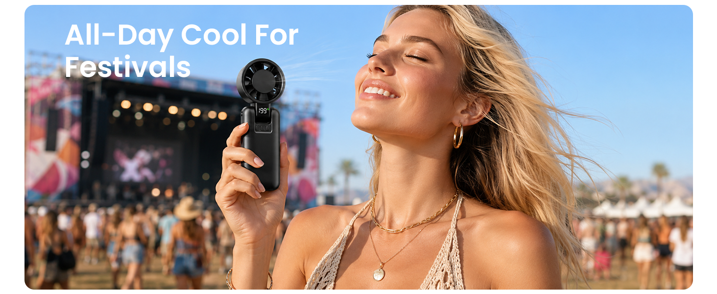 portable fan rechargeable