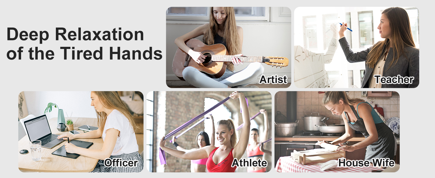 hand massager with kneading rollers filial piety