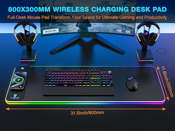 gaming desk mat