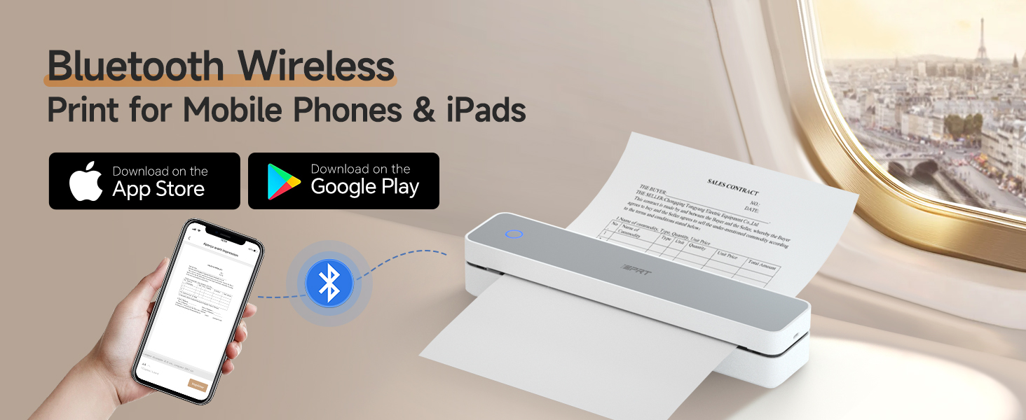 Bluetooth Inkless Printer