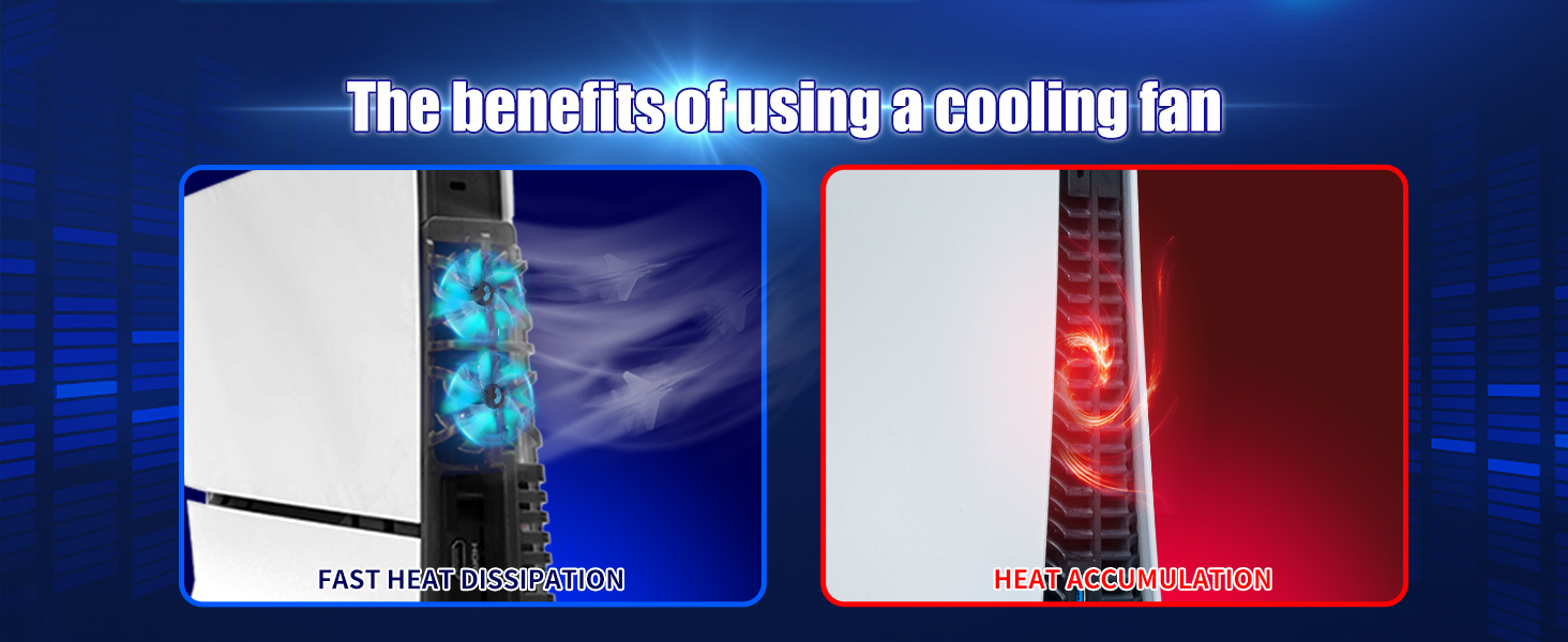 ps5 slim fan with rgb light