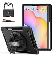 Case for Galaxy Tab S6 Lite: Military Grade TPU Cover for Samsung Galaxy Tablet S6 Lite 10.4 Inch...