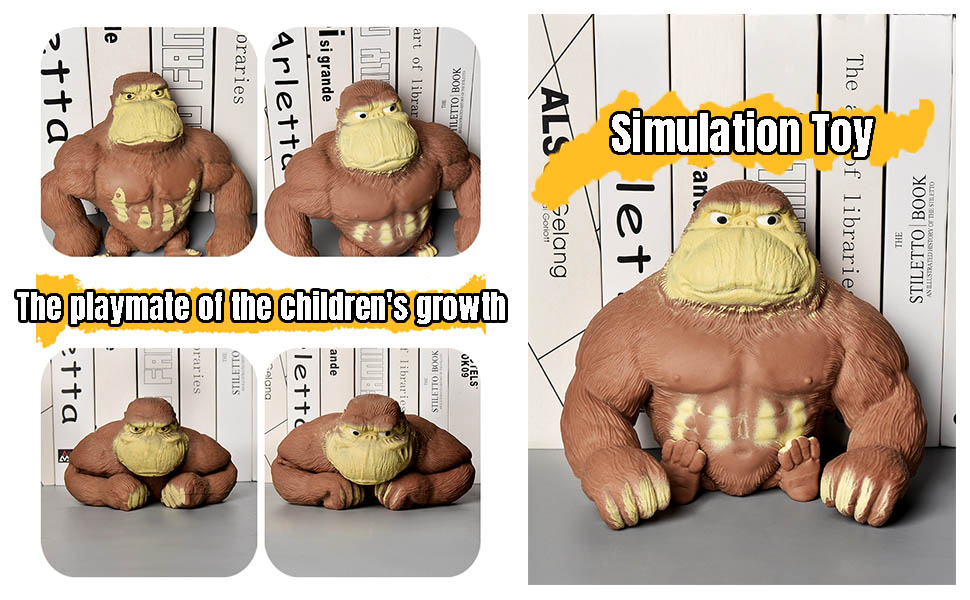 Squeeze Brown Gorilla Fidgets Toy