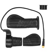KHGUZ Half Twist Throttle, Electric Bike Thumb Throttle Waterproof Handle Grip, 36V 48V 72V Ebike...
