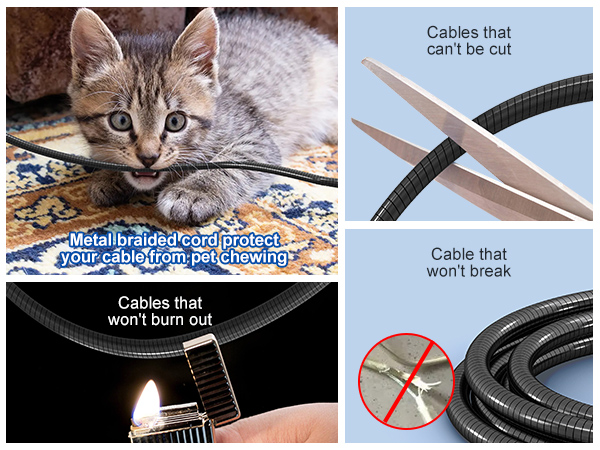 iphone charger cord cat proof