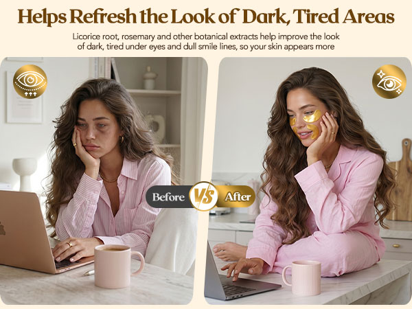 Helps Refresh the Look of Dark, Tired Areas appearing more radiant, awake and well-rested