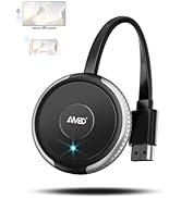 AIMIBO 4K Wireless Display Adapter 5G - Truly Plug &amp; Play HDMI Wireless Dongle, Video Mirroring f...