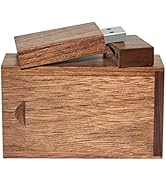 EASTBULL Wooden USB 3.0 Flash Drive 32GB with Wooden Box High Speed Walnut Wood USB Thumb Drives ...