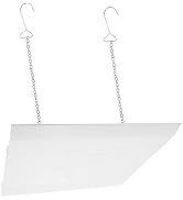 DOITOOL Air Deflectors for Ceiling Vents 11.8x11.8 Inch Square AC Vent Deflector Central Conditio...