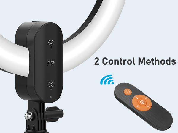 ring light stand with phone holder