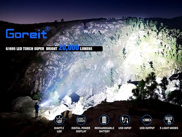 flashlight rechargeable