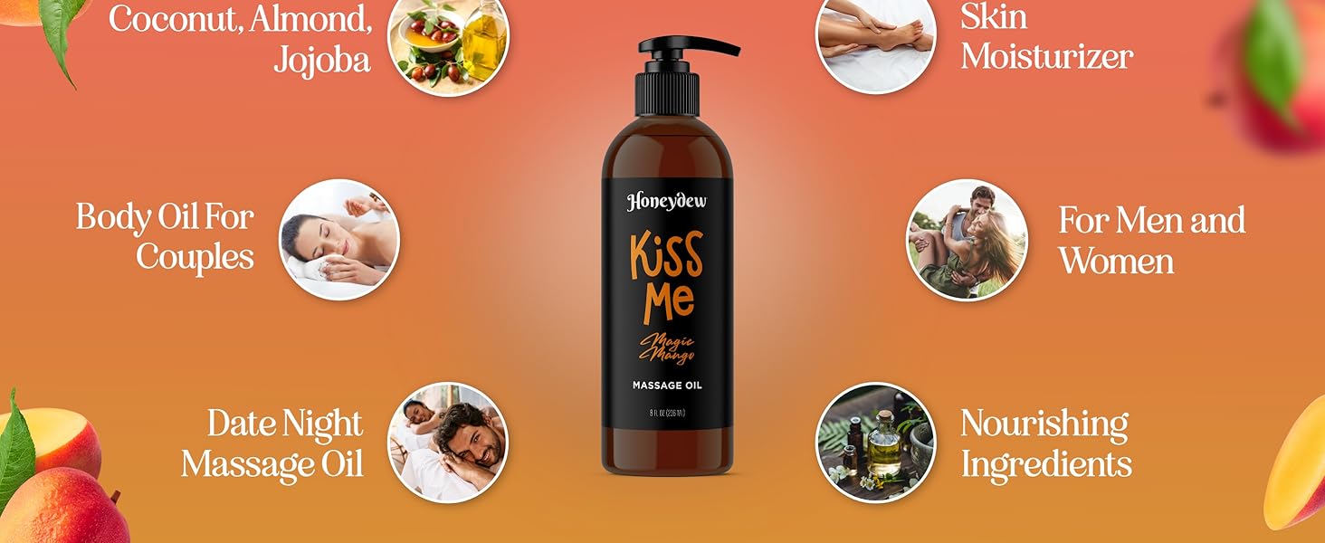 Kiss Me Mango Edible Masssage Oil