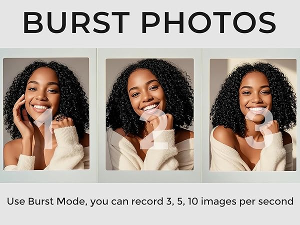 point and shoot camera burst mode