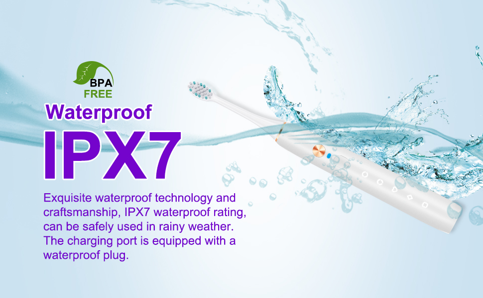 Waterproof toothbrush