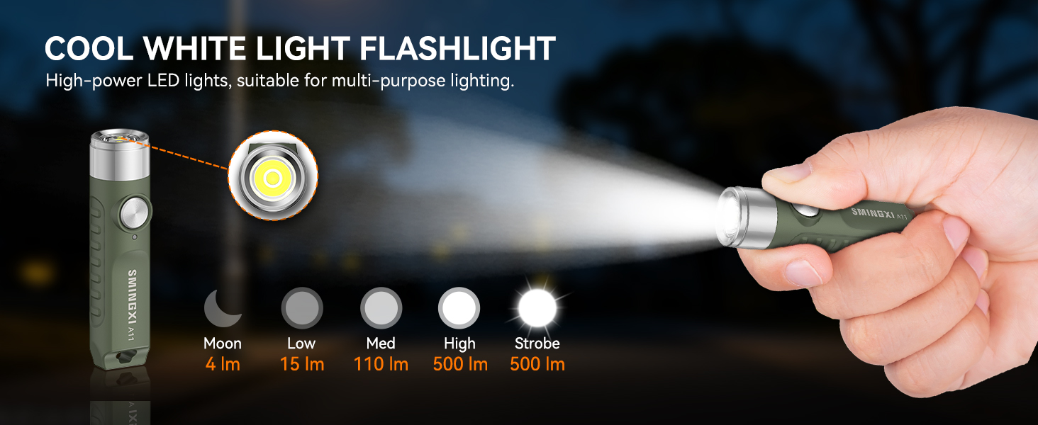 Flashlight,edc keychain flashlight,mini portable rechargeable flashlight,small flashlight