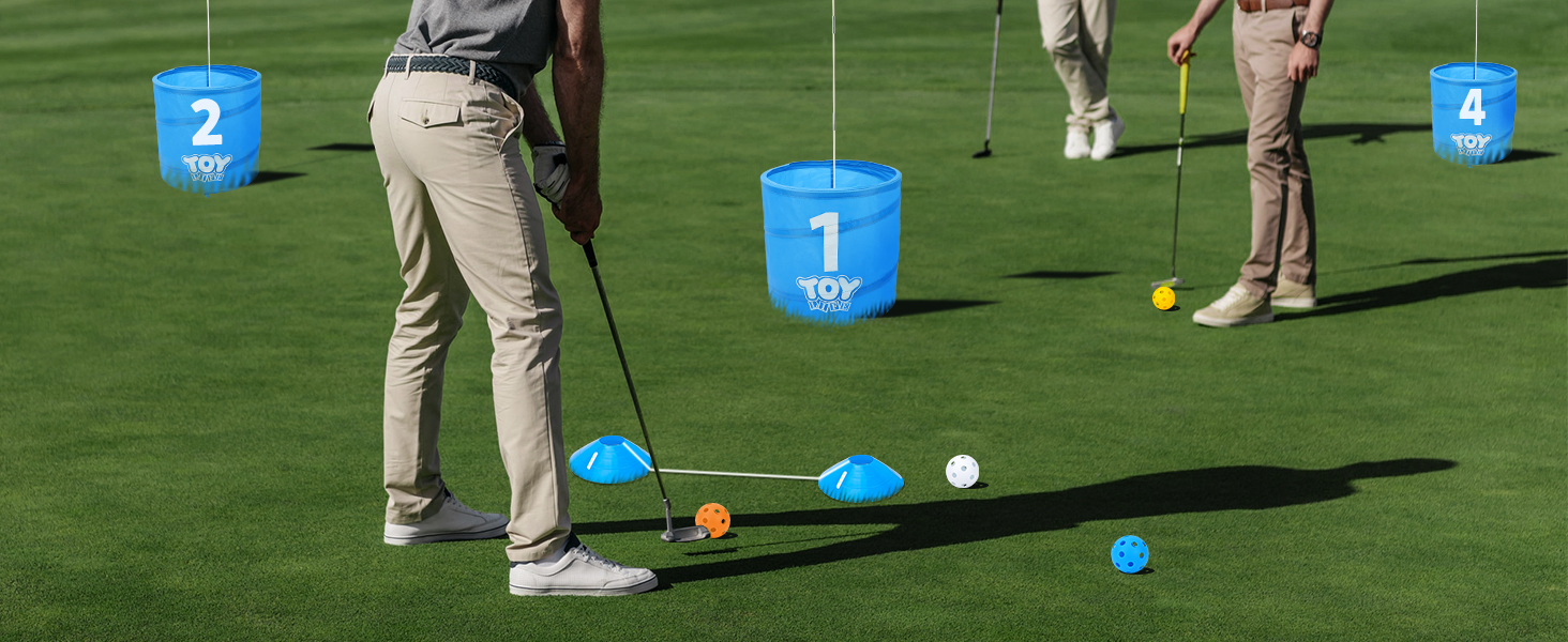 Holes Golf Practice Game Flag Chipping Outdoor Indoor Backyard Golf Game PAR 3 Golf Game Golf Gifts