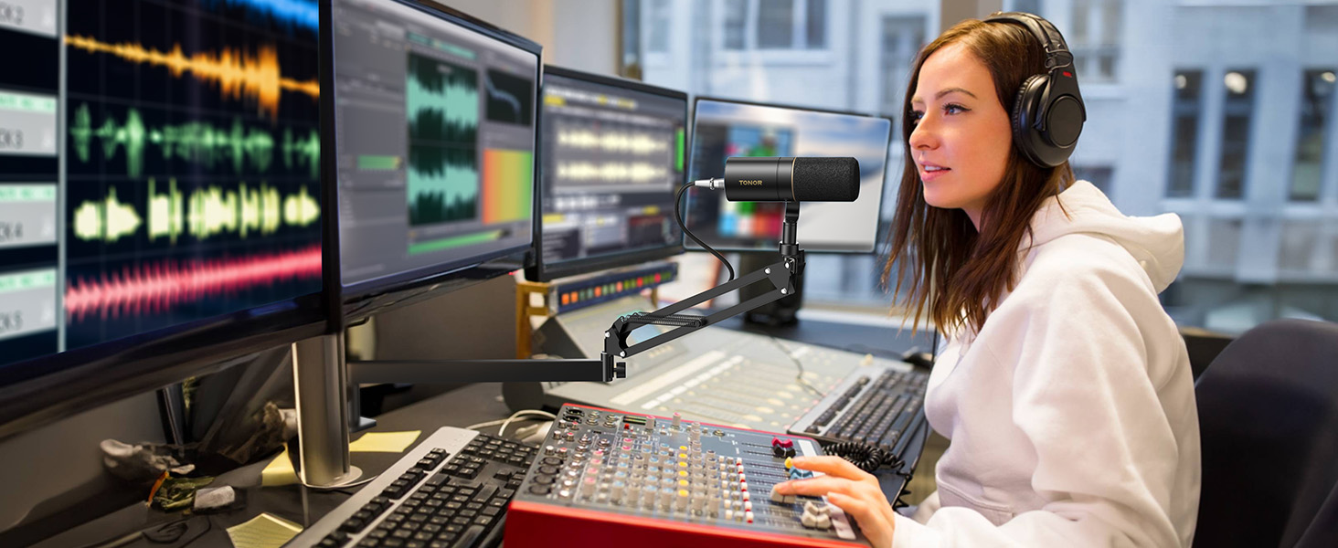 Tonor.Mic.Arm.Desk.Mount-PT5-3-PC