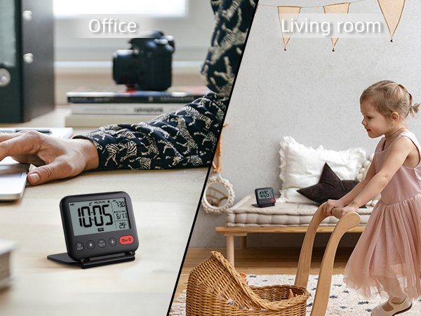 Office and Living room