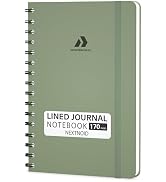 Lined Spiral Notebook Journal For Women &amp; Men - A5 Notebook 170 Pages, Hardcover Journals for Wri...
