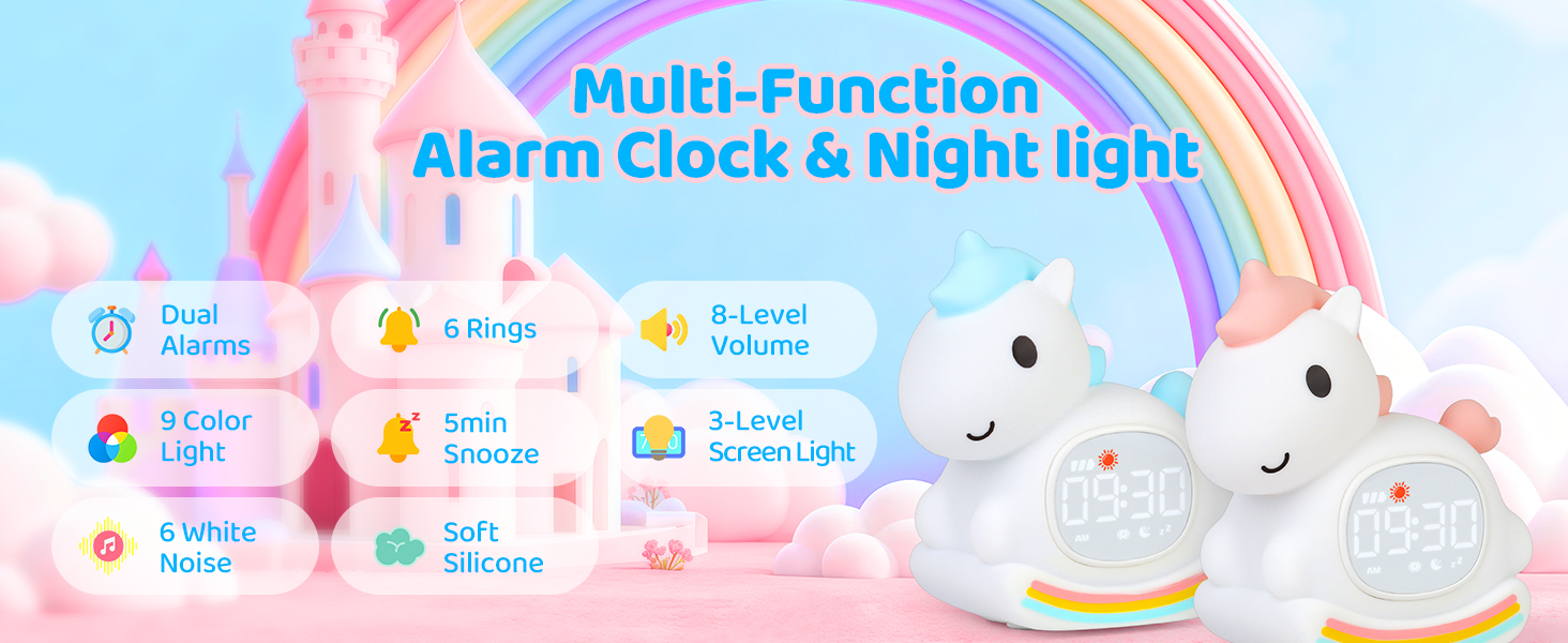 Alarm Clock with Night Light