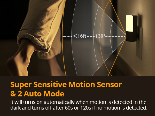 motion sensor night light