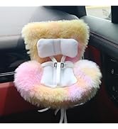 Doll Car Seat Compatible with Labubu, Chair for 10-17cm Dolls - Adjustable Safety Strap, Air Vent...