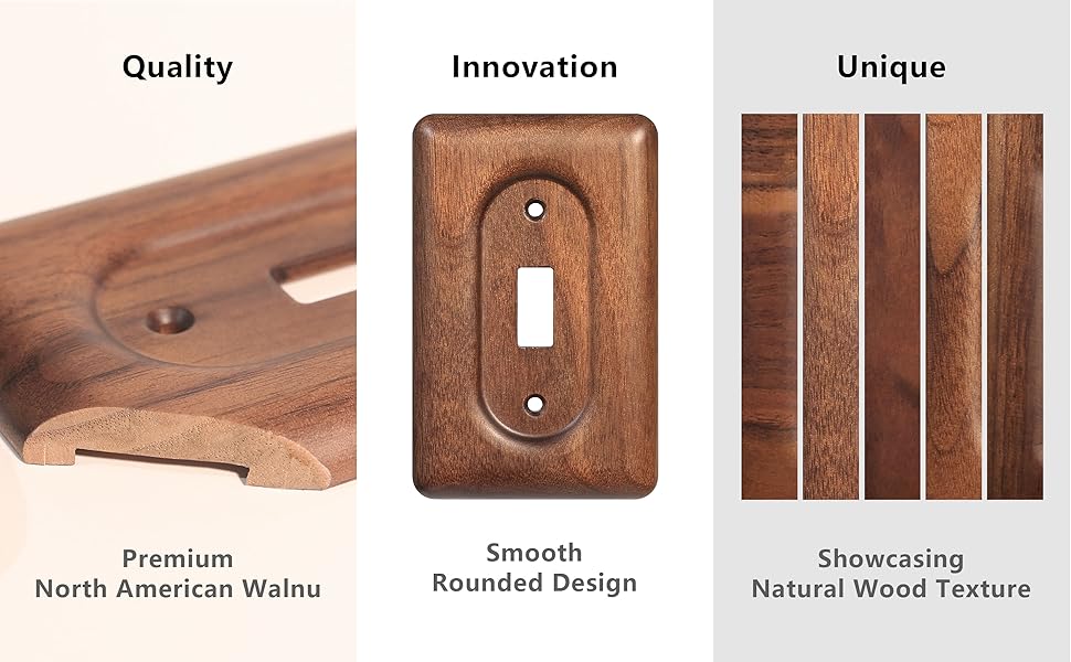 three light switch cover plate