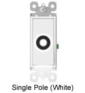 Illuminated Light Switch, Lightswitch with LED Night Light, Single Pole Switch