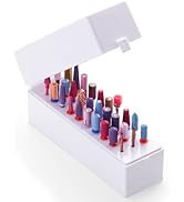 MelodySusie Nail Drill Bits Holder, 30 Holes Case, Portable Dustproof Displayer Organizer Contain...