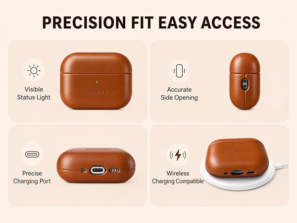 leather apple airpods pro 3 case