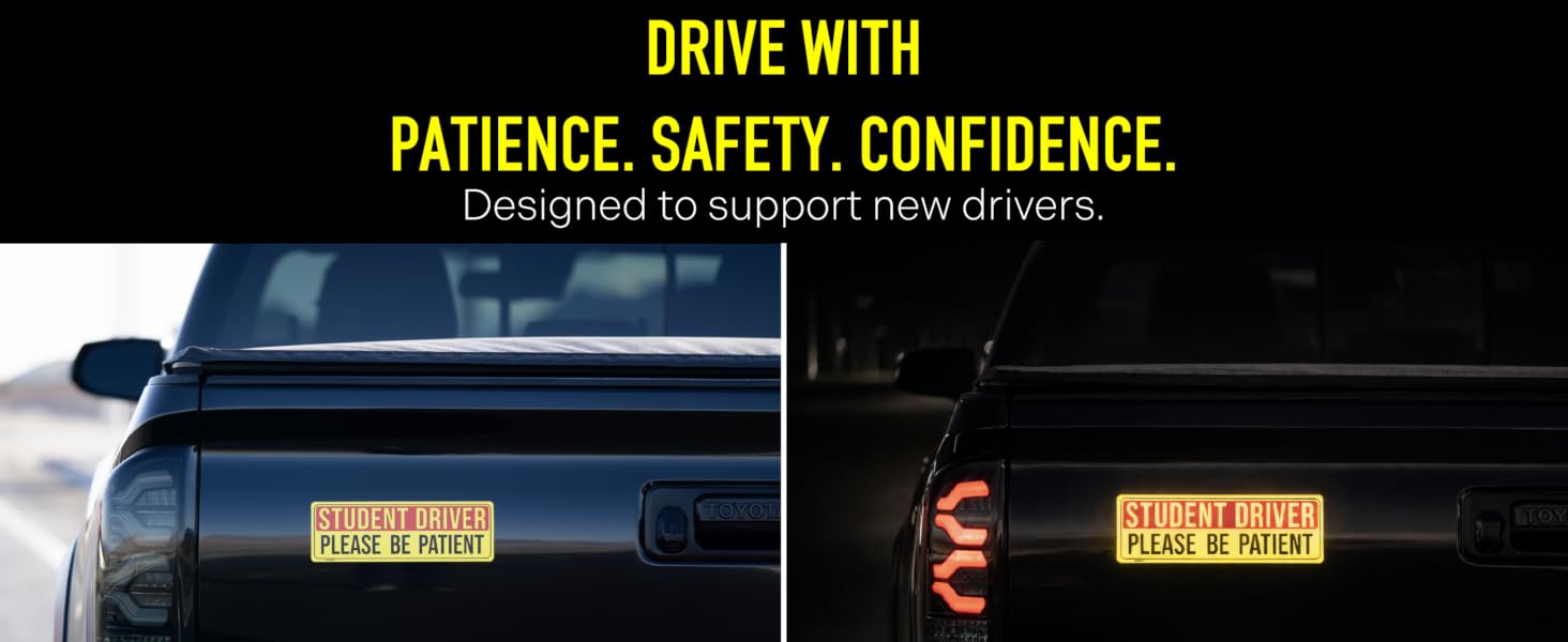 Student Driver Magnet for car New Driver Magnets Please Be Patient