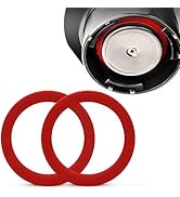 2PCS E61 8.0mm Silicone Group Gasket for Gaggia Espresso Machines Grouphead/Portafilter, Red