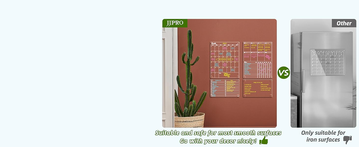 It can stick to any smooth surfaces such as wooden door, painted wall or anywhere which suits to see