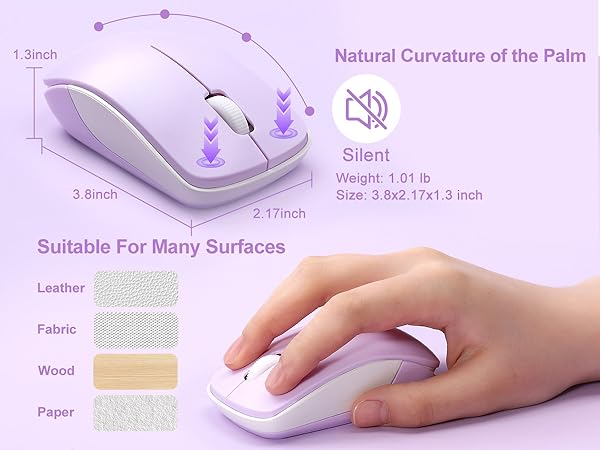 i68 Wireless Typewriter Keyboard and Mouse Combo