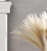 DomeStar 130PCS Pampas Grass Decor, 18 inch Dried Pampas Grass Contains White Natural Bunny Tail ...