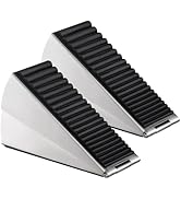 TOPTAKE Strongest Adjustable Spring Loaded Large Door Stopper - Heavy Duty Tall Door Stop Wedge f...