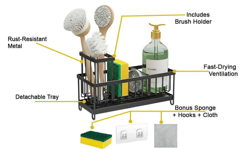 scrub daddy sponges kitchen decor under sink organizer organization and storage home and kitchen