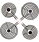 DERNORD Electric Range Burner Unit Set Replacement MP22YA for Ken-More Whirlpool May-tag Hardwick...